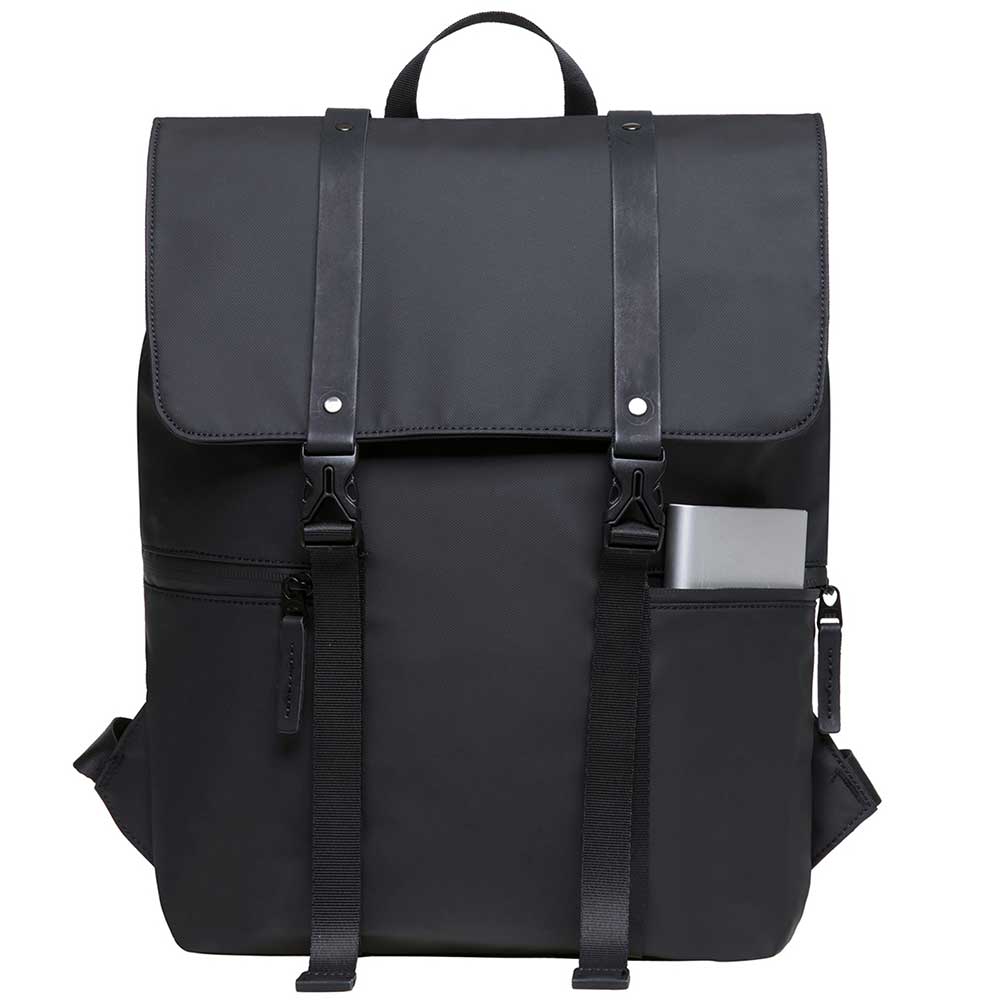 KAUKKO Laptop Backpack College School Bookbag, Fashion Casual Daypack, KF15 ( Black ) - kaukko