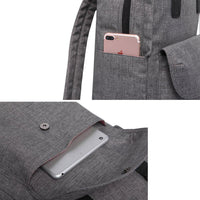 Stylish Oxford Fabric Backpack ( Khaki )