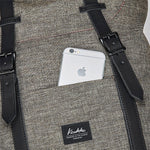Travel Casual Backpack & Laptop Daypack, EP6 ( Khaki / 18.5L ) - kaukko